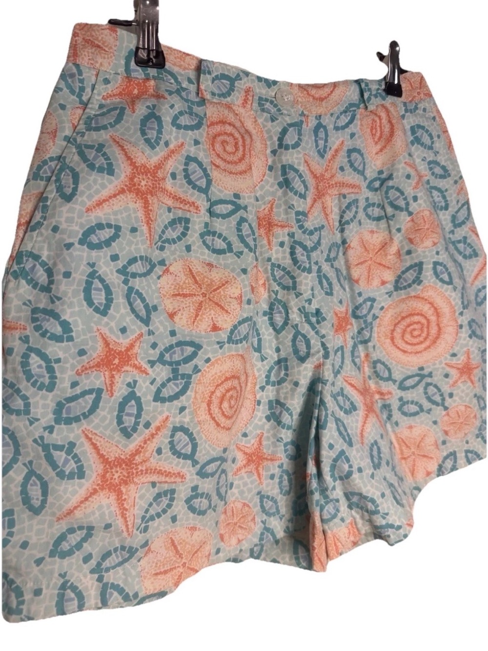 Lilly Pulitzer Seashell Starfish Coastal Print Shorts Size 4 - Picture 2 of 6